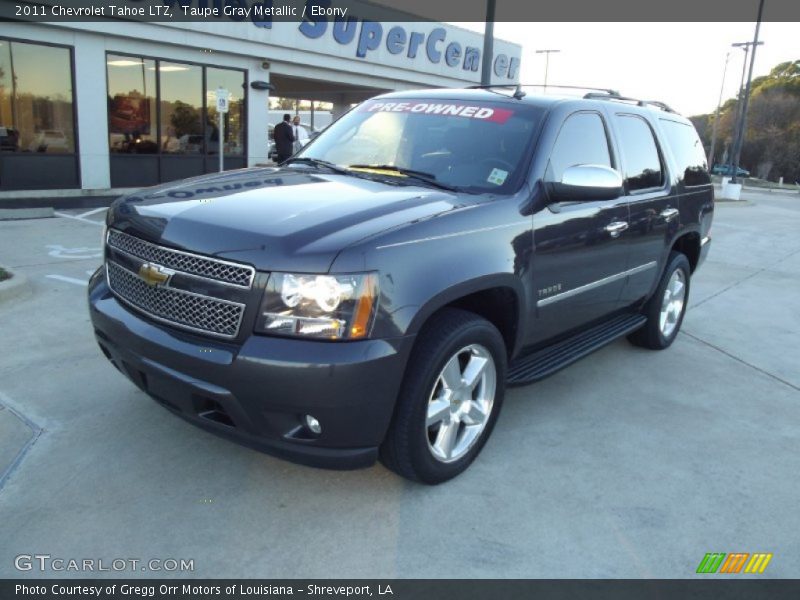 Taupe Gray Metallic / Ebony 2011 Chevrolet Tahoe LTZ