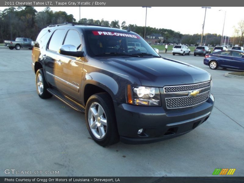 Taupe Gray Metallic / Ebony 2011 Chevrolet Tahoe LTZ