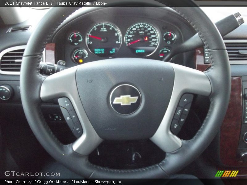 Taupe Gray Metallic / Ebony 2011 Chevrolet Tahoe LTZ