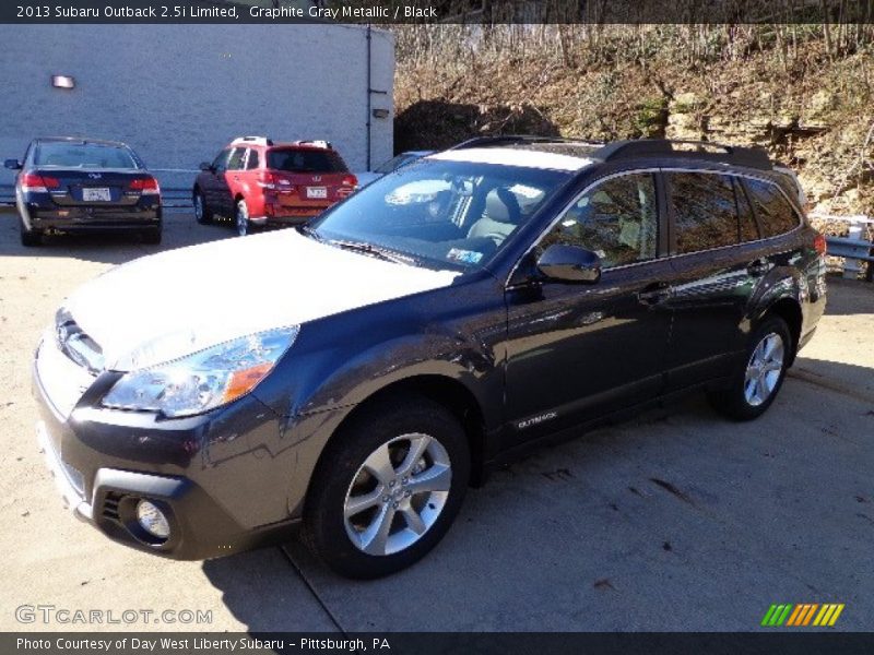 Graphite Gray Metallic / Black 2013 Subaru Outback 2.5i Limited