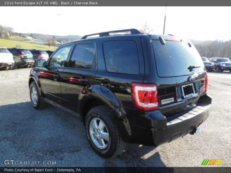Black / Charcoal Black 2010 Ford Escape XLT V6 4WD