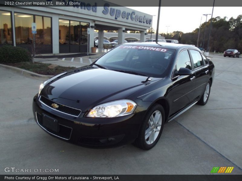 Black / Ebony 2012 Chevrolet Impala LTZ