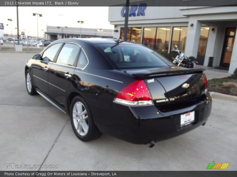 Black / Ebony 2012 Chevrolet Impala LTZ