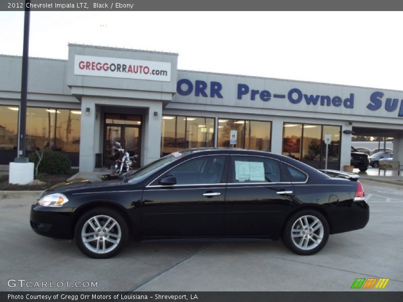 Black / Ebony 2012 Chevrolet Impala LTZ