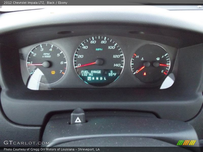 Black / Ebony 2012 Chevrolet Impala LTZ