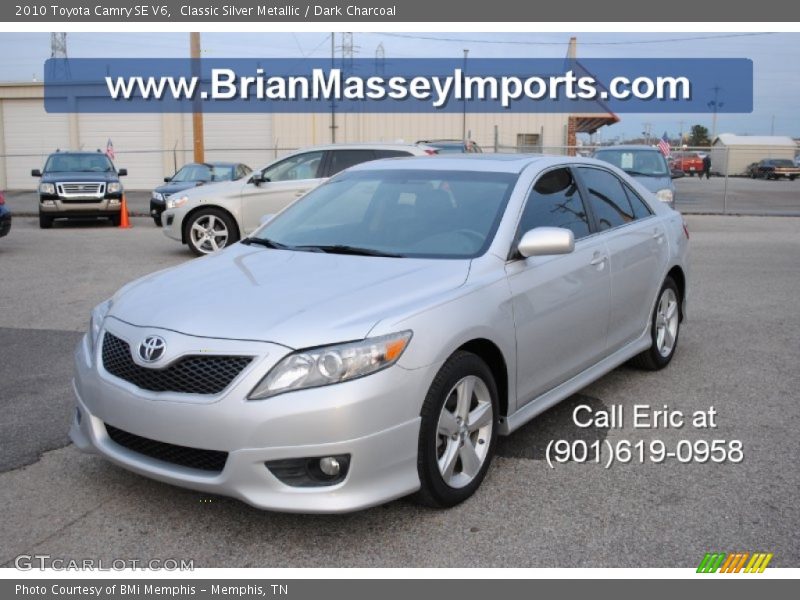 Classic Silver Metallic / Dark Charcoal 2010 Toyota Camry SE V6