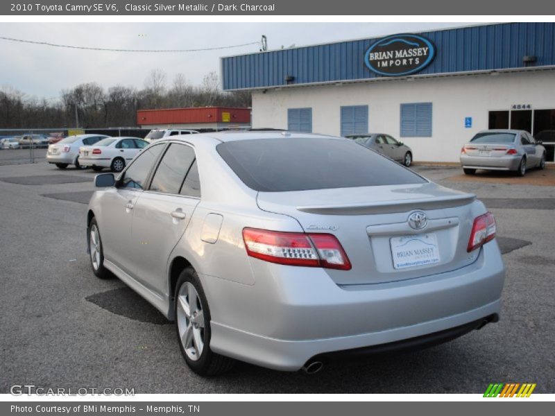 Classic Silver Metallic / Dark Charcoal 2010 Toyota Camry SE V6