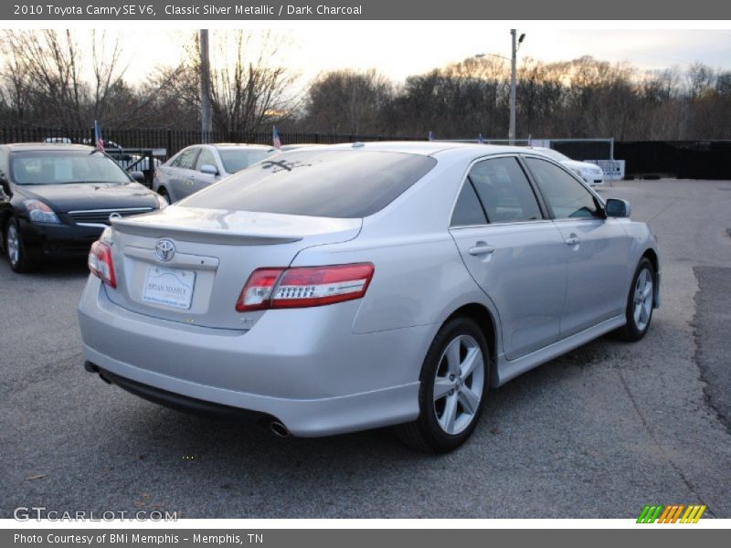 Classic Silver Metallic / Dark Charcoal 2010 Toyota Camry SE V6
