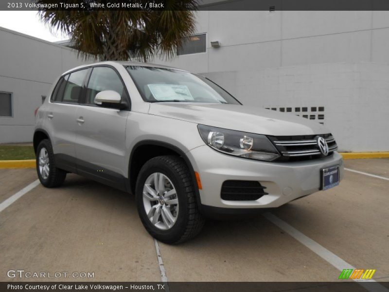 White Gold Metallic / Black 2013 Volkswagen Tiguan S