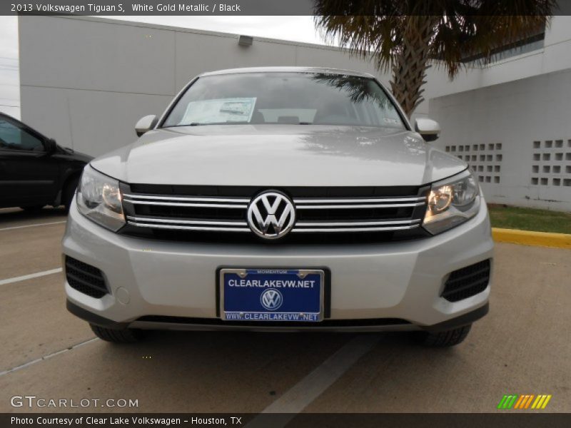 White Gold Metallic / Black 2013 Volkswagen Tiguan S