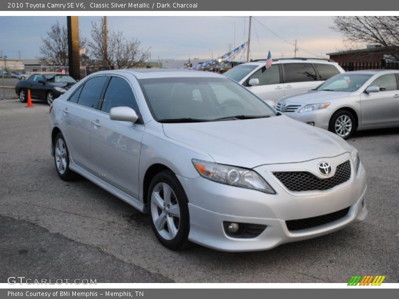 Classic Silver Metallic / Dark Charcoal 2010 Toyota Camry SE V6