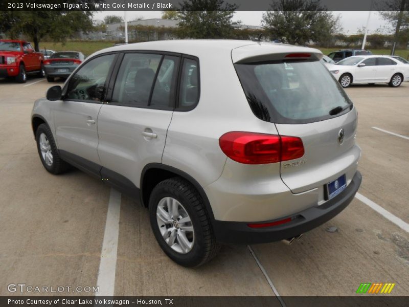 White Gold Metallic / Black 2013 Volkswagen Tiguan S