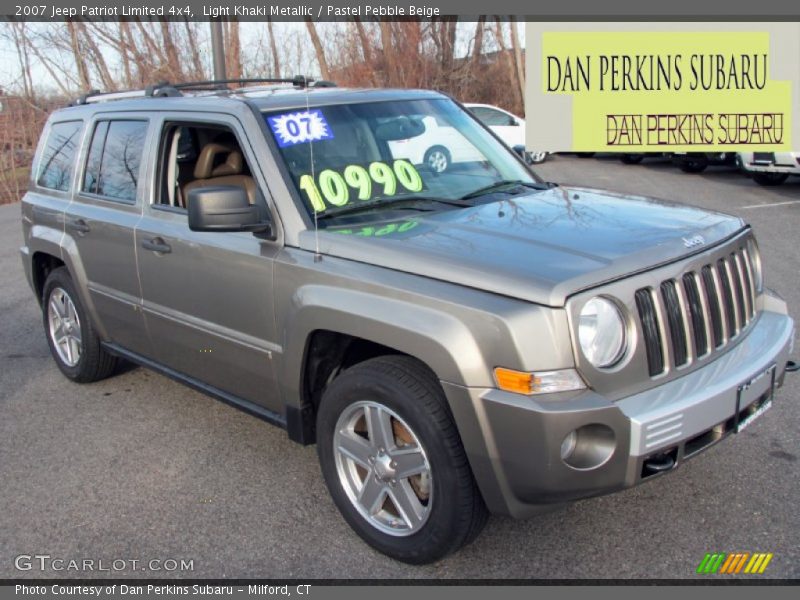 Light Khaki Metallic / Pastel Pebble Beige 2007 Jeep Patriot Limited 4x4
