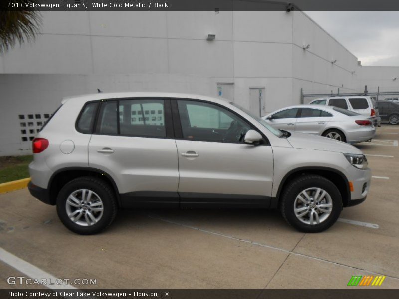 White Gold Metallic / Black 2013 Volkswagen Tiguan S