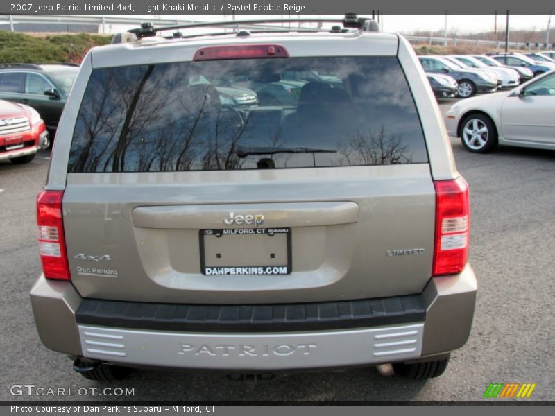 Light Khaki Metallic / Pastel Pebble Beige 2007 Jeep Patriot Limited 4x4