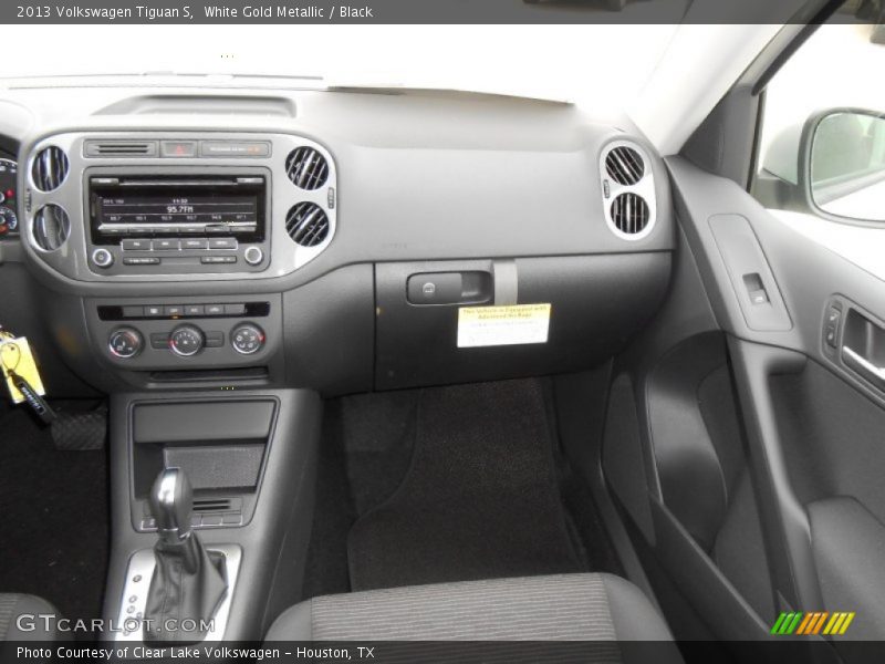 White Gold Metallic / Black 2013 Volkswagen Tiguan S