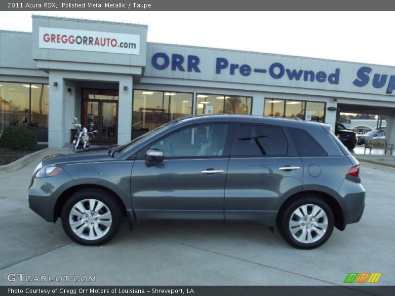 Polished Metal Metallic / Taupe 2011 Acura RDX