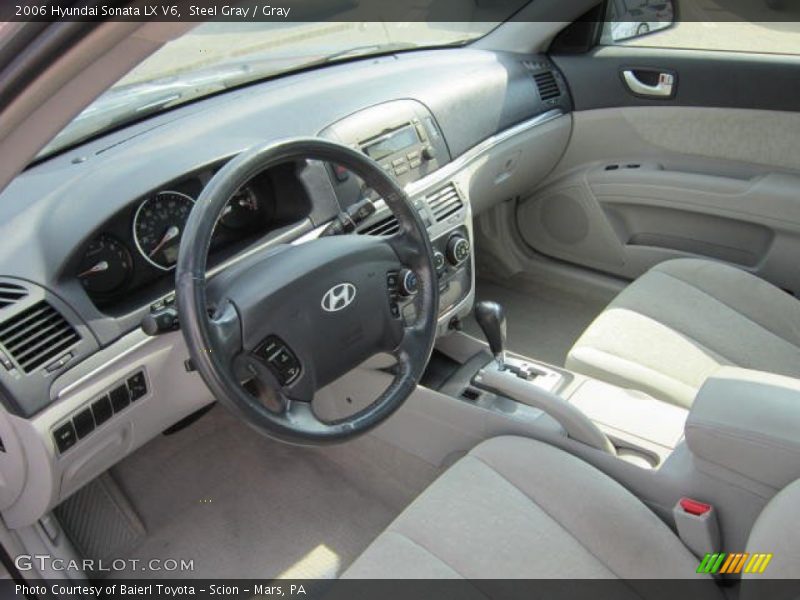 Steel Gray / Gray 2006 Hyundai Sonata LX V6