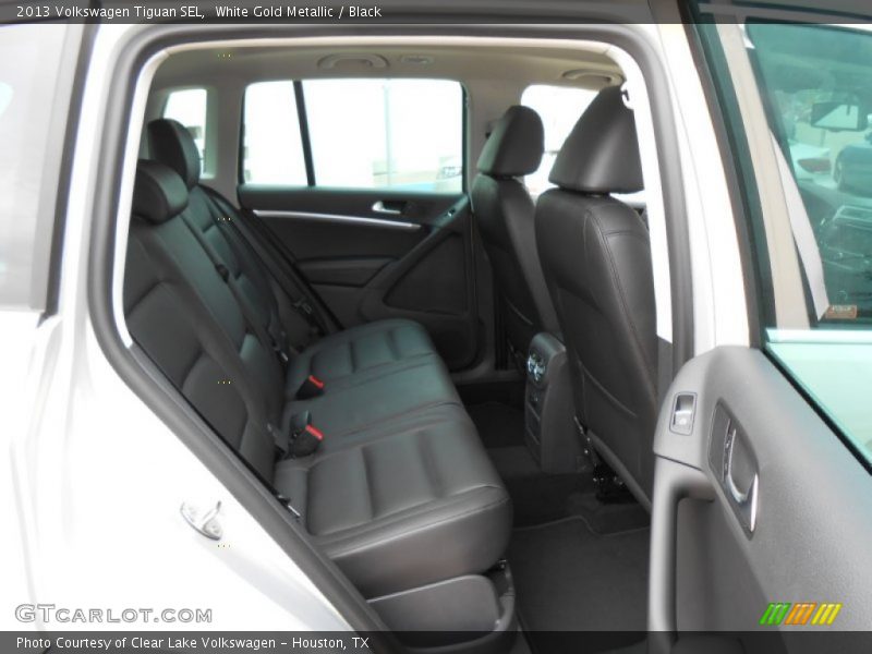 White Gold Metallic / Black 2013 Volkswagen Tiguan SEL
