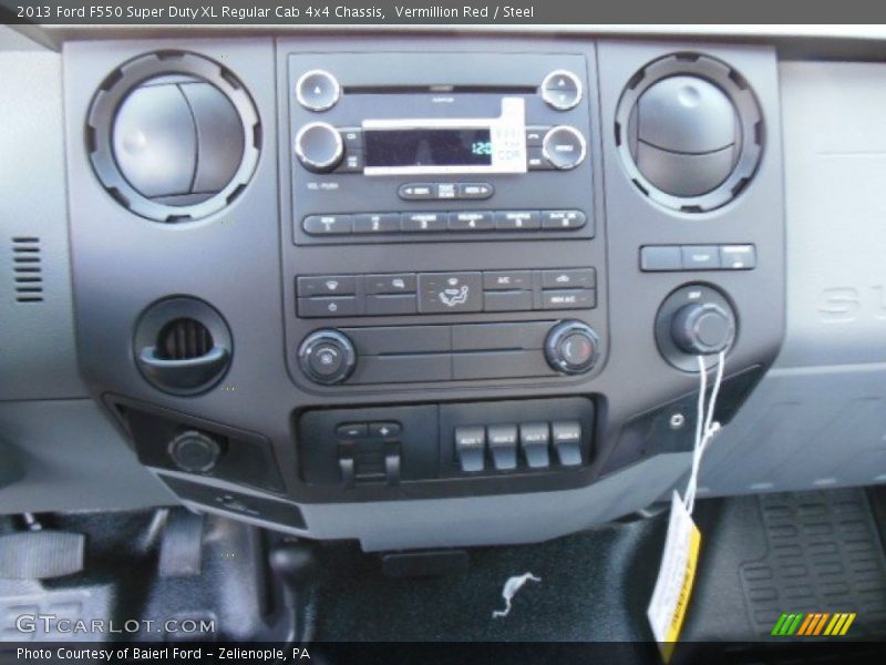 Controls of 2013 F550 Super Duty XL Regular Cab 4x4 Chassis