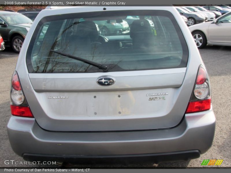 Steel Silver Metallic / Graphite Gray 2008 Subaru Forester 2.5 X Sports