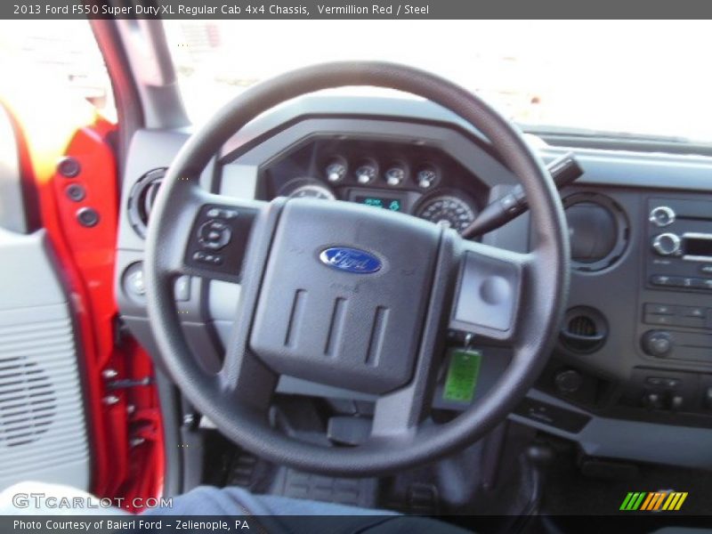  2013 F550 Super Duty XL Regular Cab 4x4 Chassis Steering Wheel