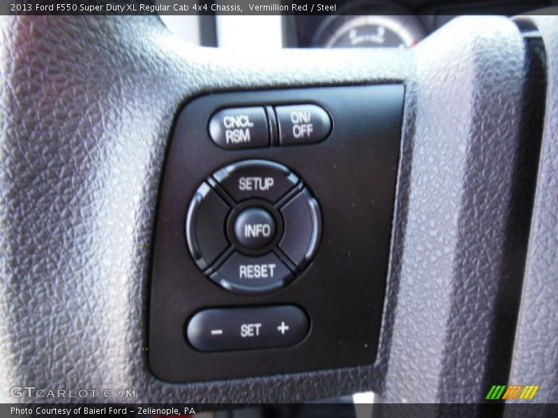 Controls of 2013 F550 Super Duty XL Regular Cab 4x4 Chassis