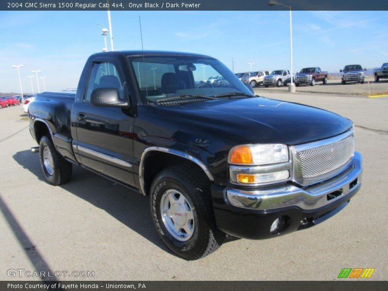 Onyx Black / Dark Pewter 2004 GMC Sierra 1500 Regular Cab 4x4