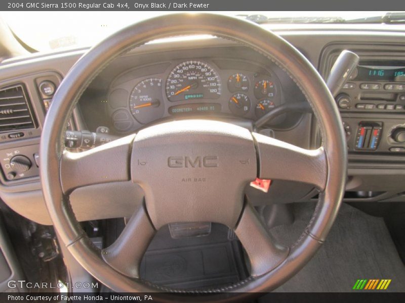 Onyx Black / Dark Pewter 2004 GMC Sierra 1500 Regular Cab 4x4