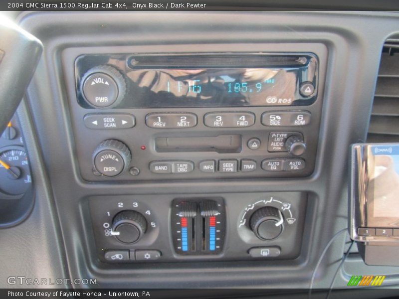Onyx Black / Dark Pewter 2004 GMC Sierra 1500 Regular Cab 4x4