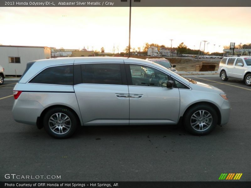 Alabaster Silver Metallic / Gray 2013 Honda Odyssey EX-L
