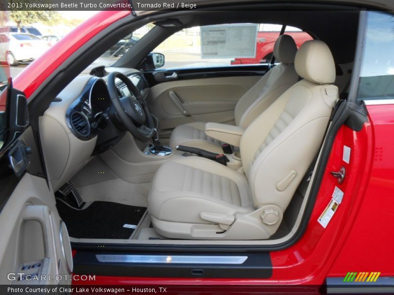 Beige Interior - 2013 Beetle Turbo Convertible 