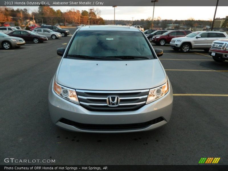 Alabaster Silver Metallic / Gray 2013 Honda Odyssey EX-L