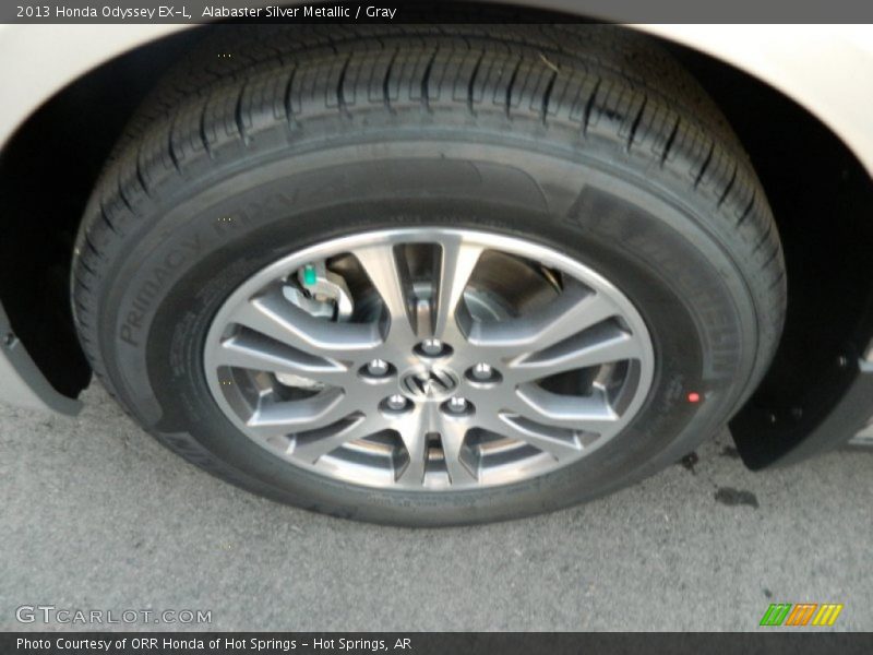 Alabaster Silver Metallic / Gray 2013 Honda Odyssey EX-L