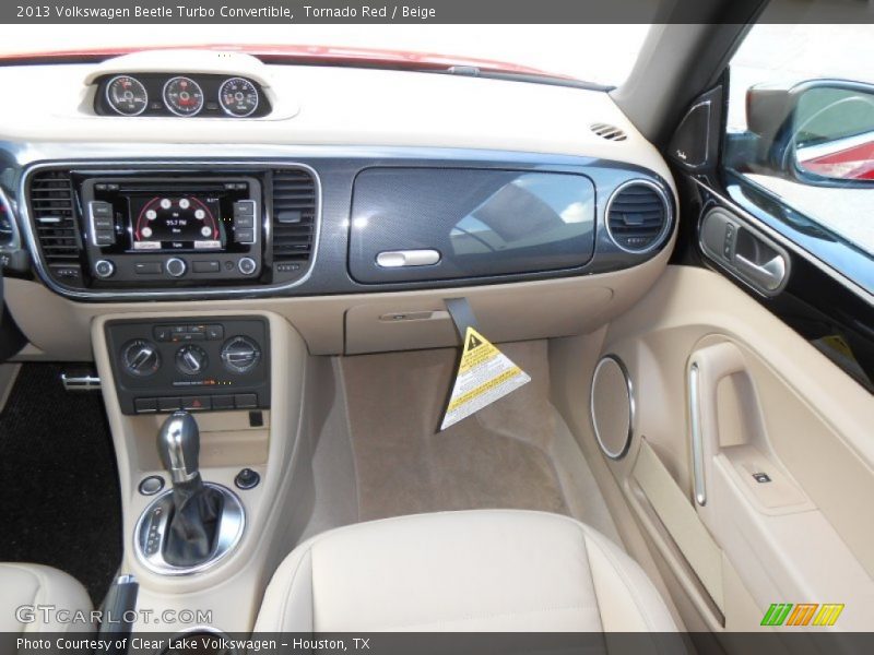 Dashboard of 2013 Beetle Turbo Convertible