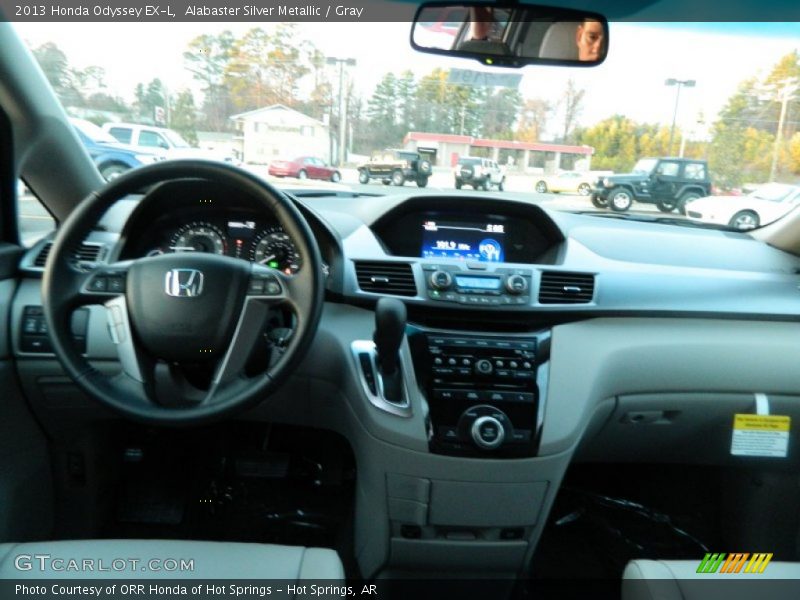 Alabaster Silver Metallic / Gray 2013 Honda Odyssey EX-L