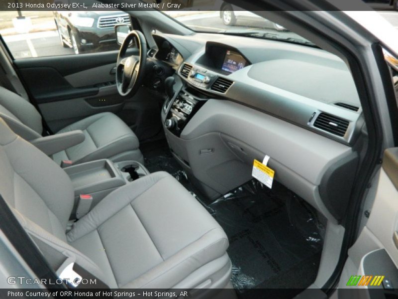 Alabaster Silver Metallic / Gray 2013 Honda Odyssey EX-L