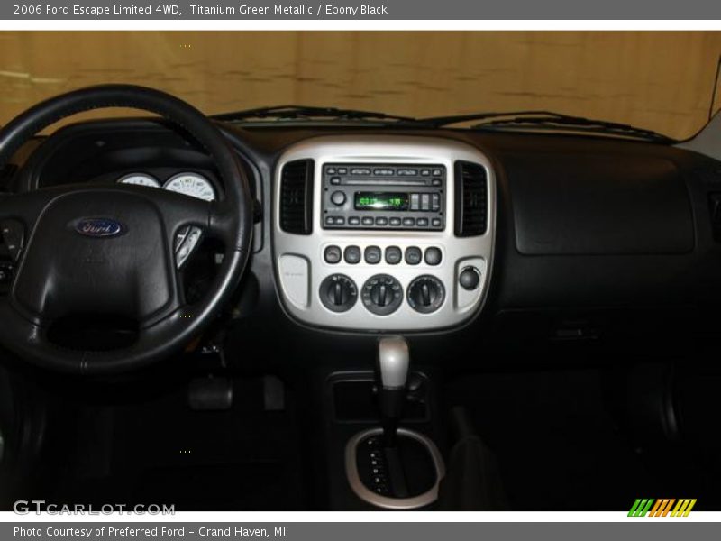 Titanium Green Metallic / Ebony Black 2006 Ford Escape Limited 4WD