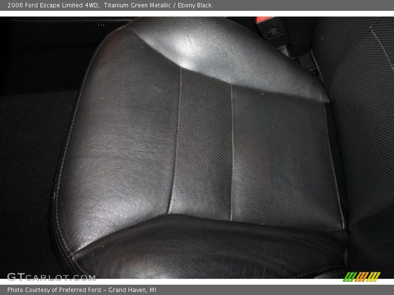 Titanium Green Metallic / Ebony Black 2006 Ford Escape Limited 4WD
