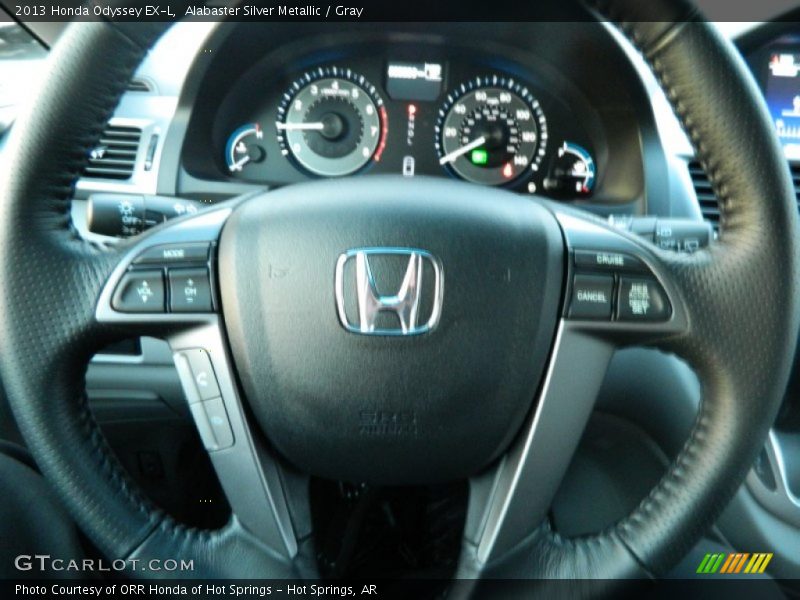 Alabaster Silver Metallic / Gray 2013 Honda Odyssey EX-L