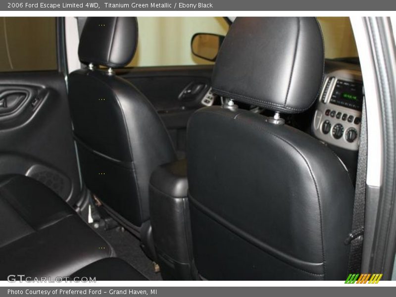 Titanium Green Metallic / Ebony Black 2006 Ford Escape Limited 4WD