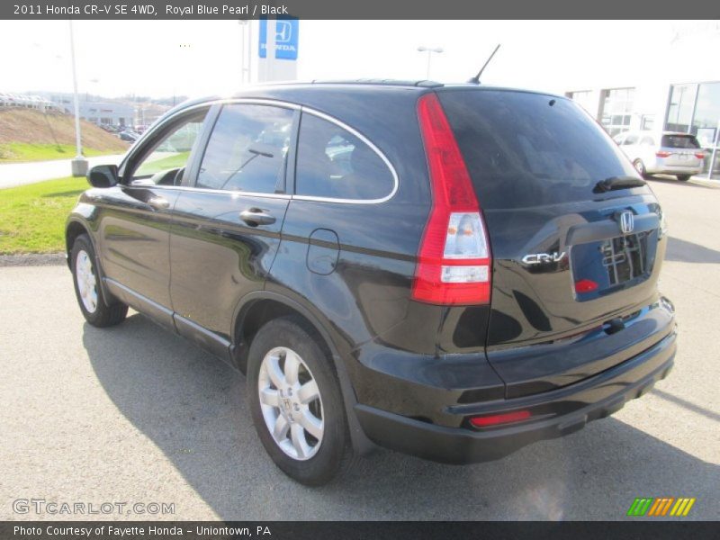 Royal Blue Pearl / Black 2011 Honda CR-V SE 4WD