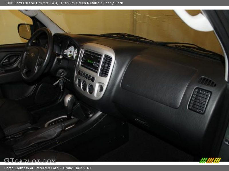 Titanium Green Metallic / Ebony Black 2006 Ford Escape Limited 4WD