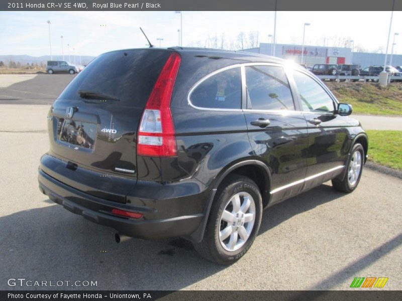 Royal Blue Pearl / Black 2011 Honda CR-V SE 4WD