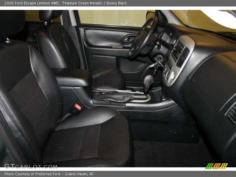 Titanium Green Metallic / Ebony Black 2006 Ford Escape Limited 4WD