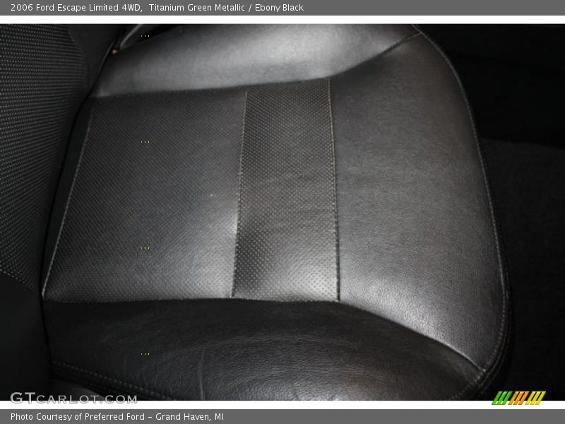 Titanium Green Metallic / Ebony Black 2006 Ford Escape Limited 4WD
