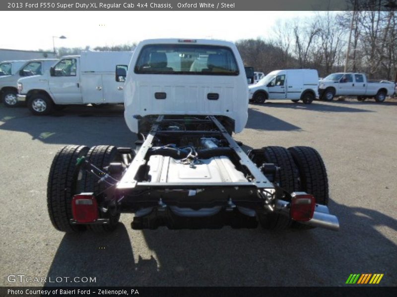 Oxford White / Steel 2013 Ford F550 Super Duty XL Regular Cab 4x4 Chassis