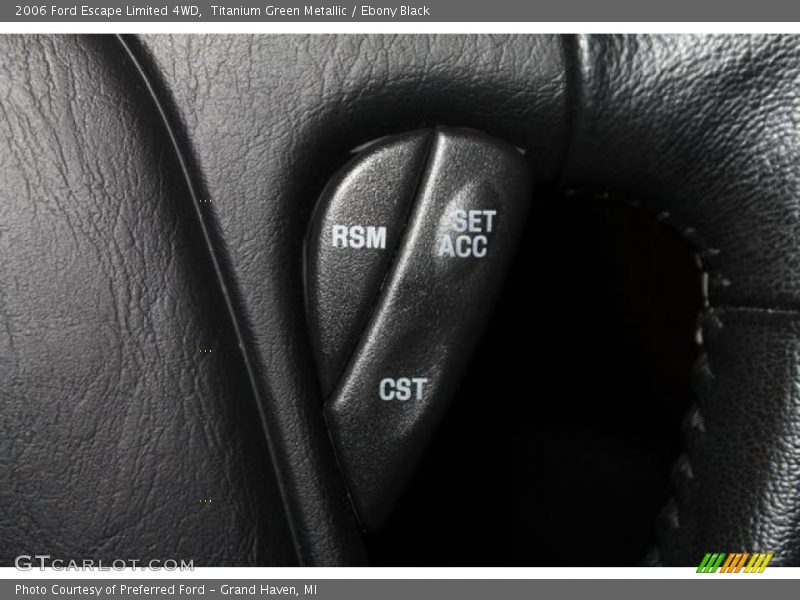 Titanium Green Metallic / Ebony Black 2006 Ford Escape Limited 4WD