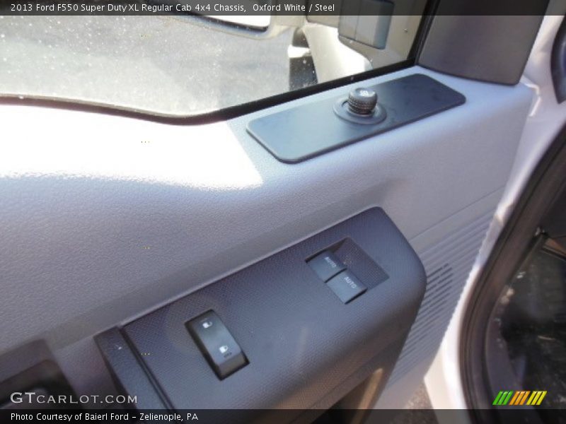 Oxford White / Steel 2013 Ford F550 Super Duty XL Regular Cab 4x4 Chassis