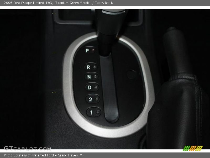 Titanium Green Metallic / Ebony Black 2006 Ford Escape Limited 4WD